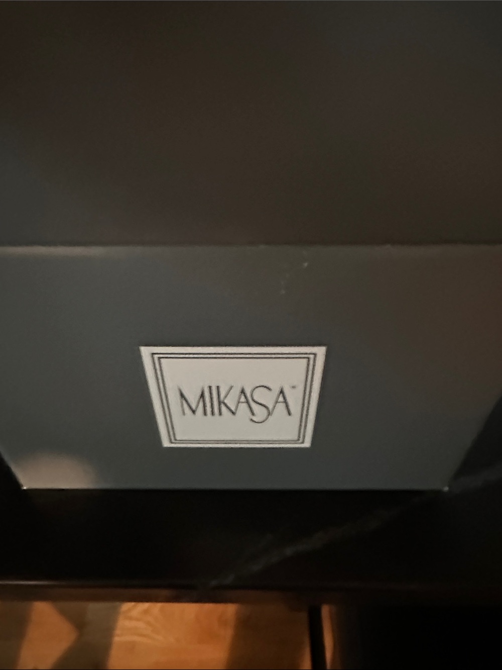 Set of 4 Mikasa martini glasses